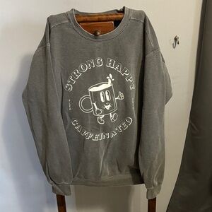 Comfort Colors Charcoal Graphic Crewneck Sweater